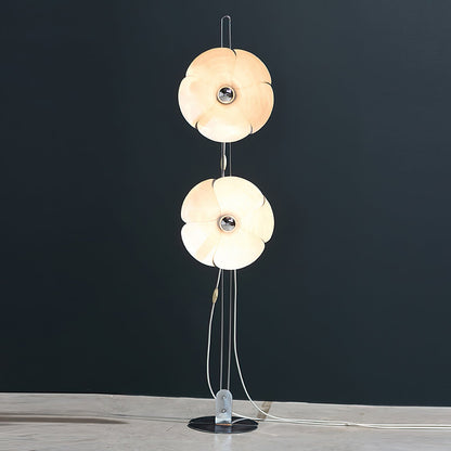 Flower Silver Floor Lamp