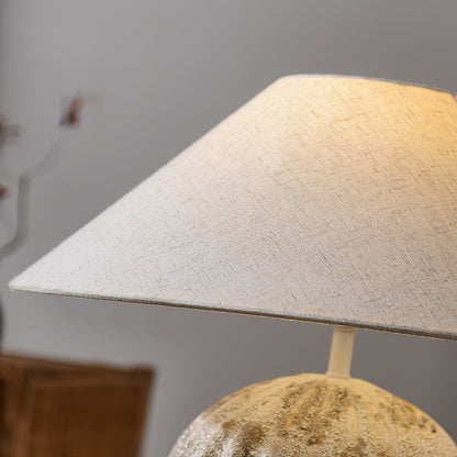 Fluted Ceramic Table Lamp