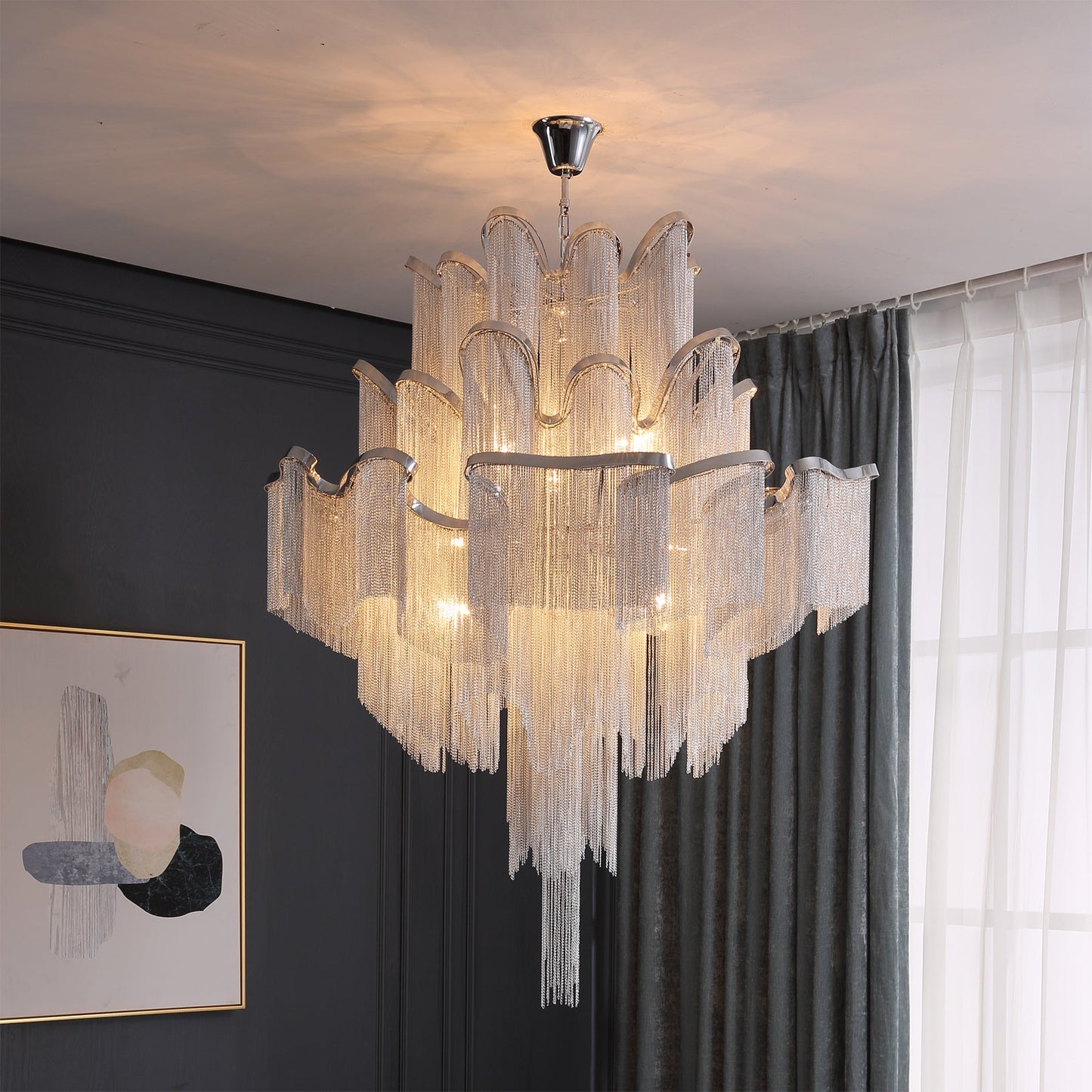 Fringe Chandelier