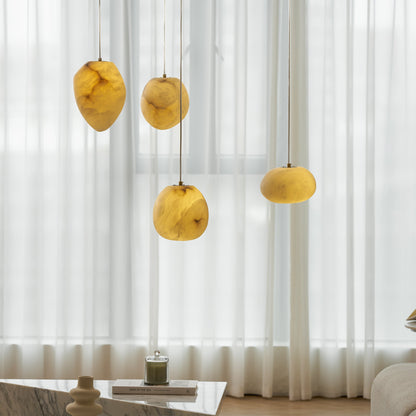 Galet Spanish Alabaster Pendant Lamp