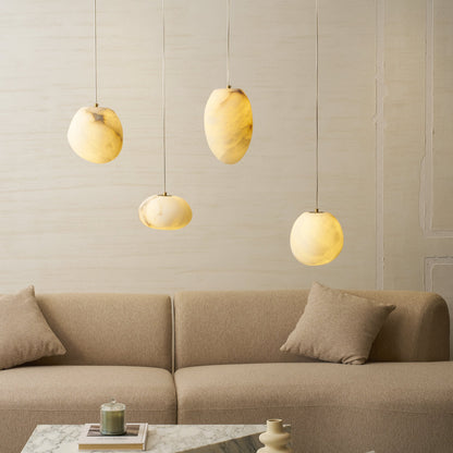 Galet Spanish Alabaster Pendant Lamp
