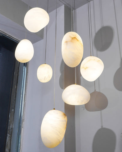 Galet Spanish Alabaster Pendant Lamp