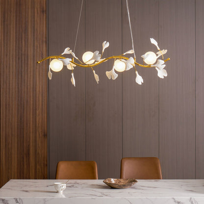 Gingko Glass Chandelier