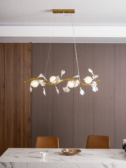 Gingko Glass Chandelier