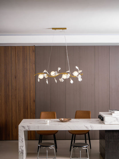 Gingko Glass Chandelier