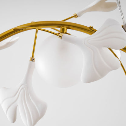 Gingko Glass Chandelier