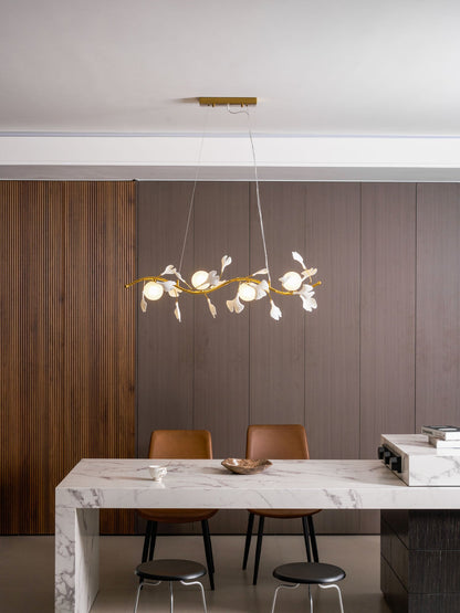 Gingko Glass Chandelier