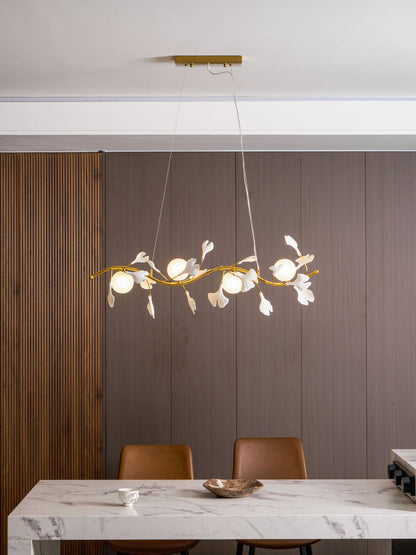 Gingko Glass Chandelier