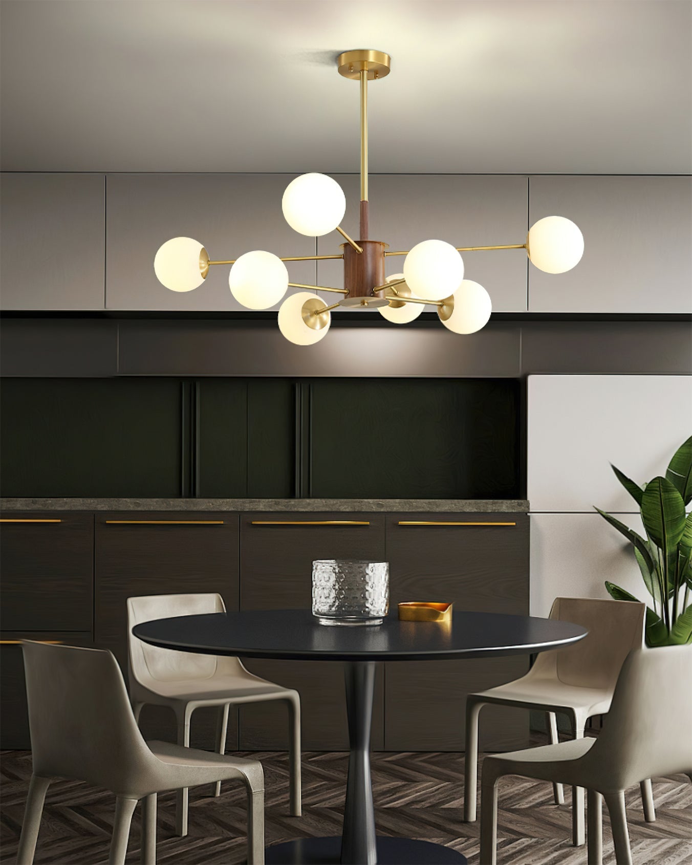 Gino Glass Chandelier