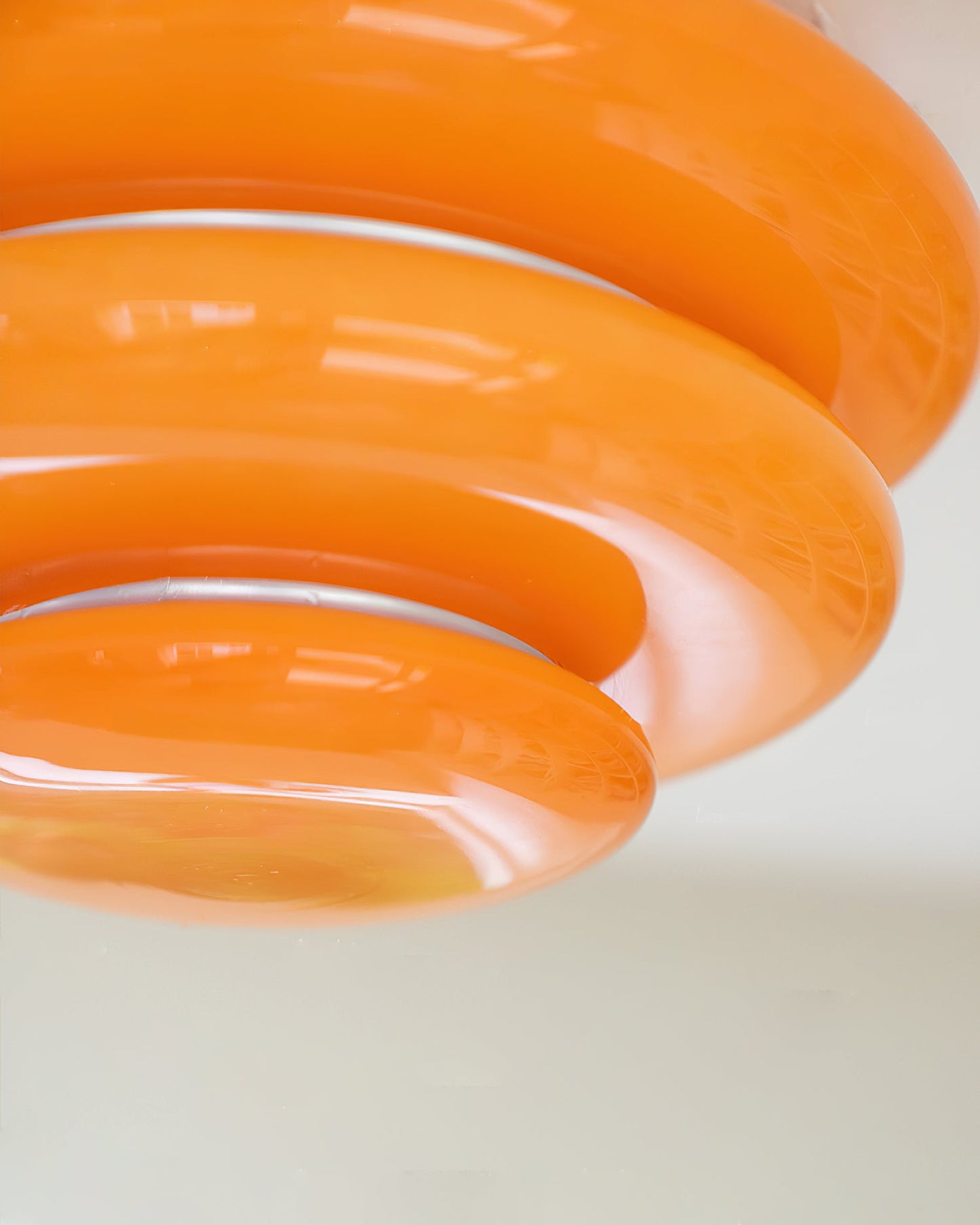 Gispen Orange Ceiling Light