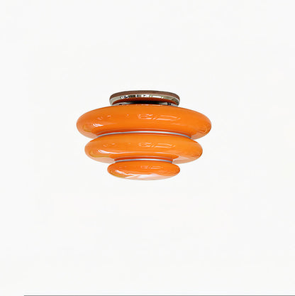 Gispen Orange Ceiling Light