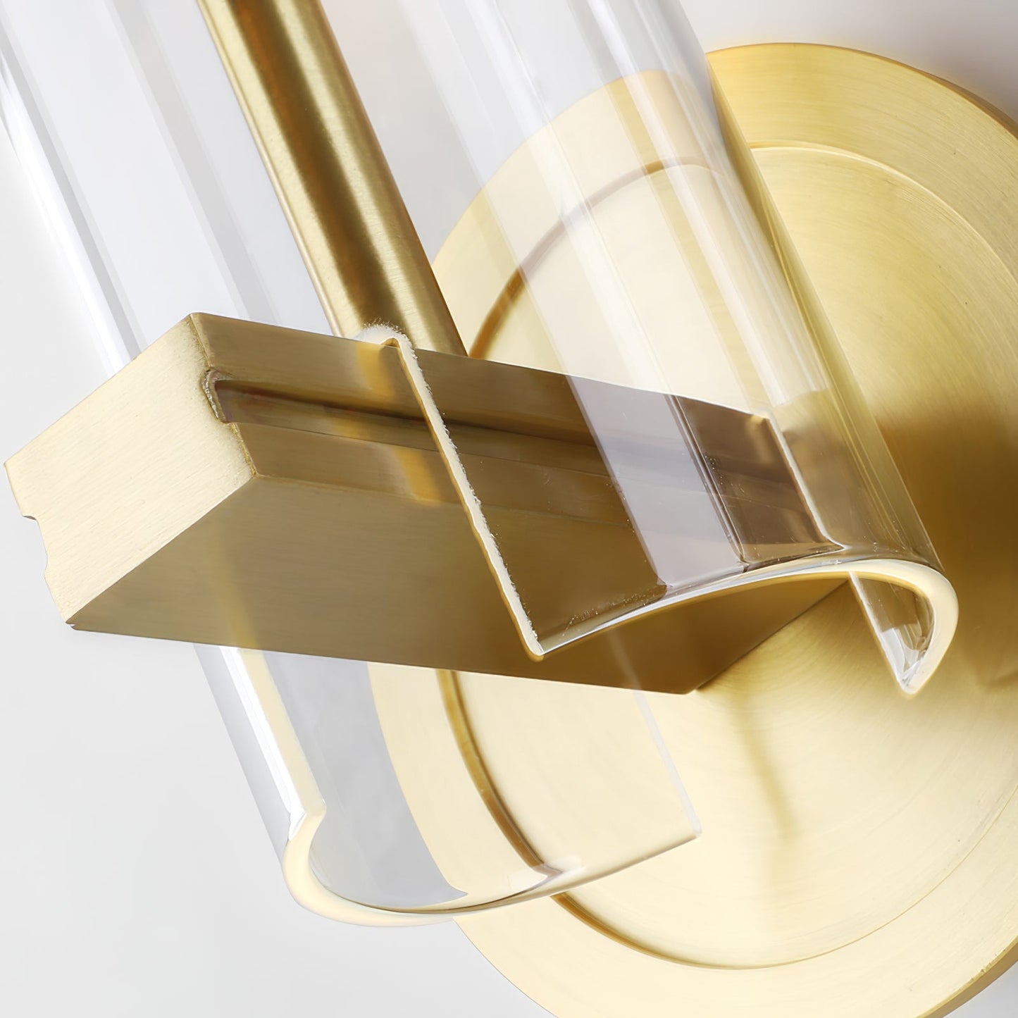 Glass Candlestick Wall Lamp