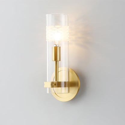 Glass Candlestick Wall Lamp
