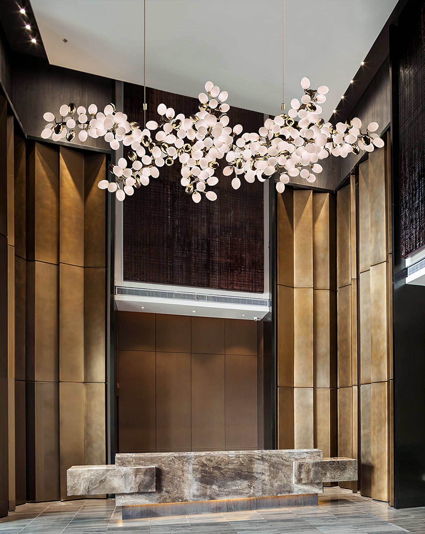 Grape Vine Bunch Chandelier
