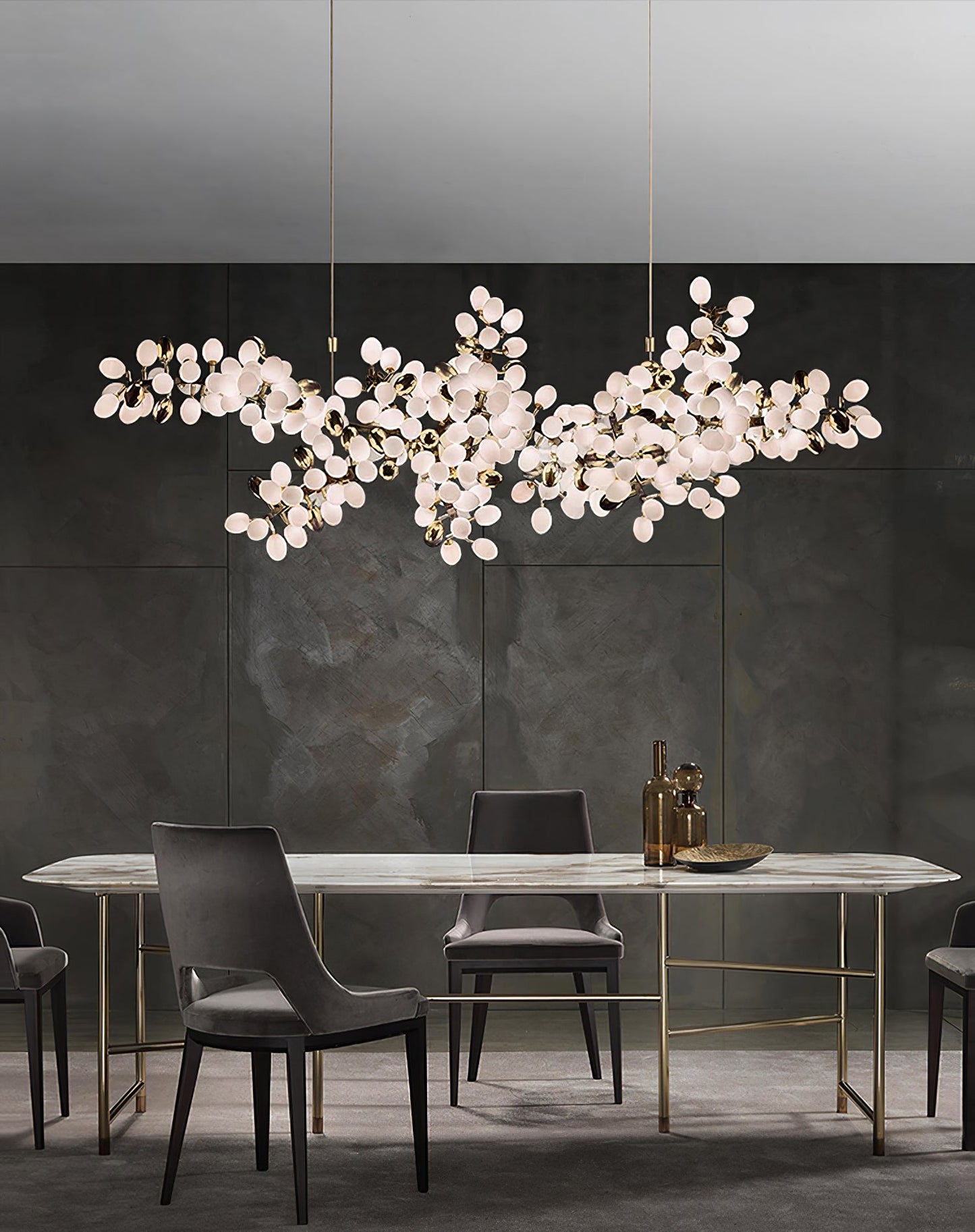 Grape Vine Bunch Chandelier