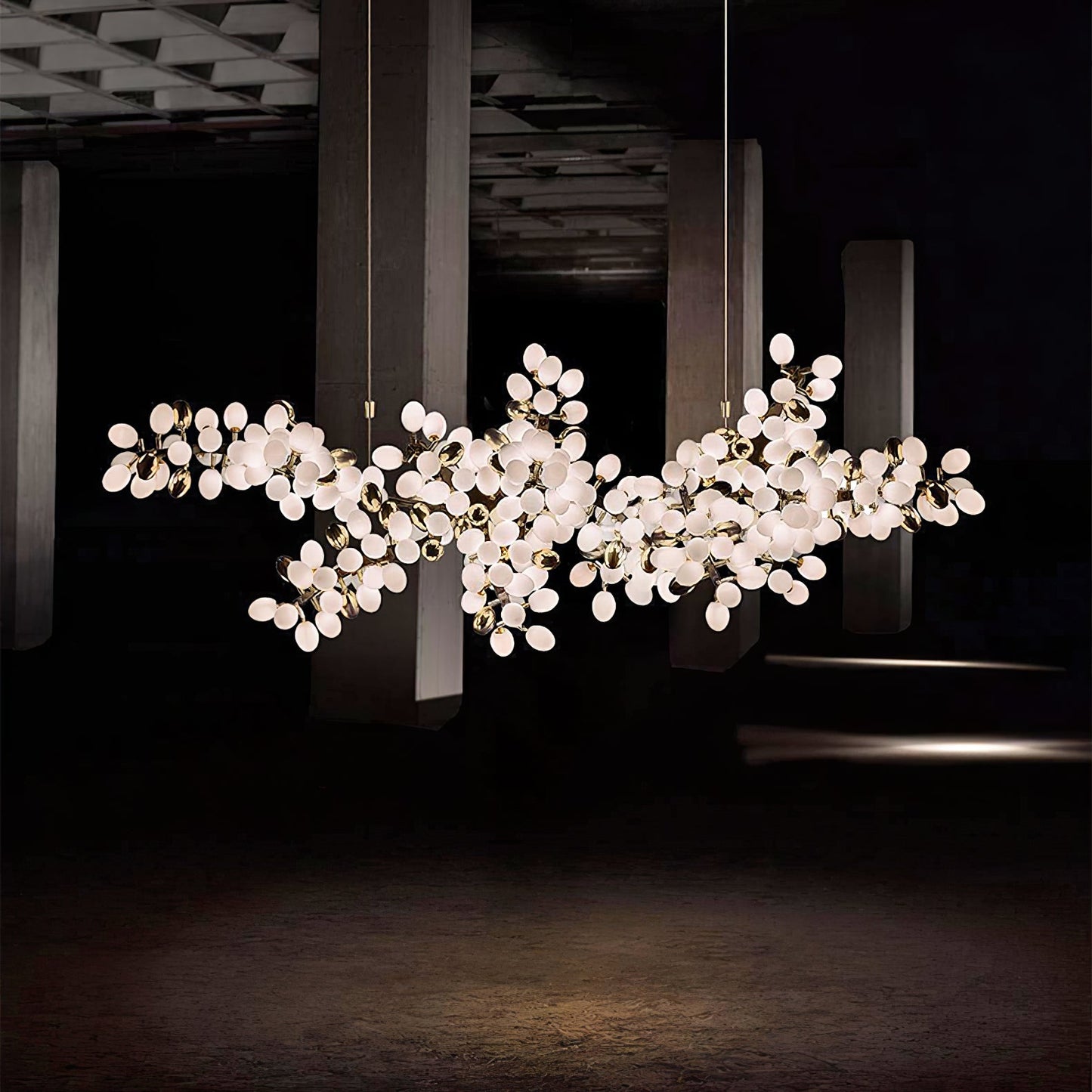 Grape Vine Bunch Chandelier