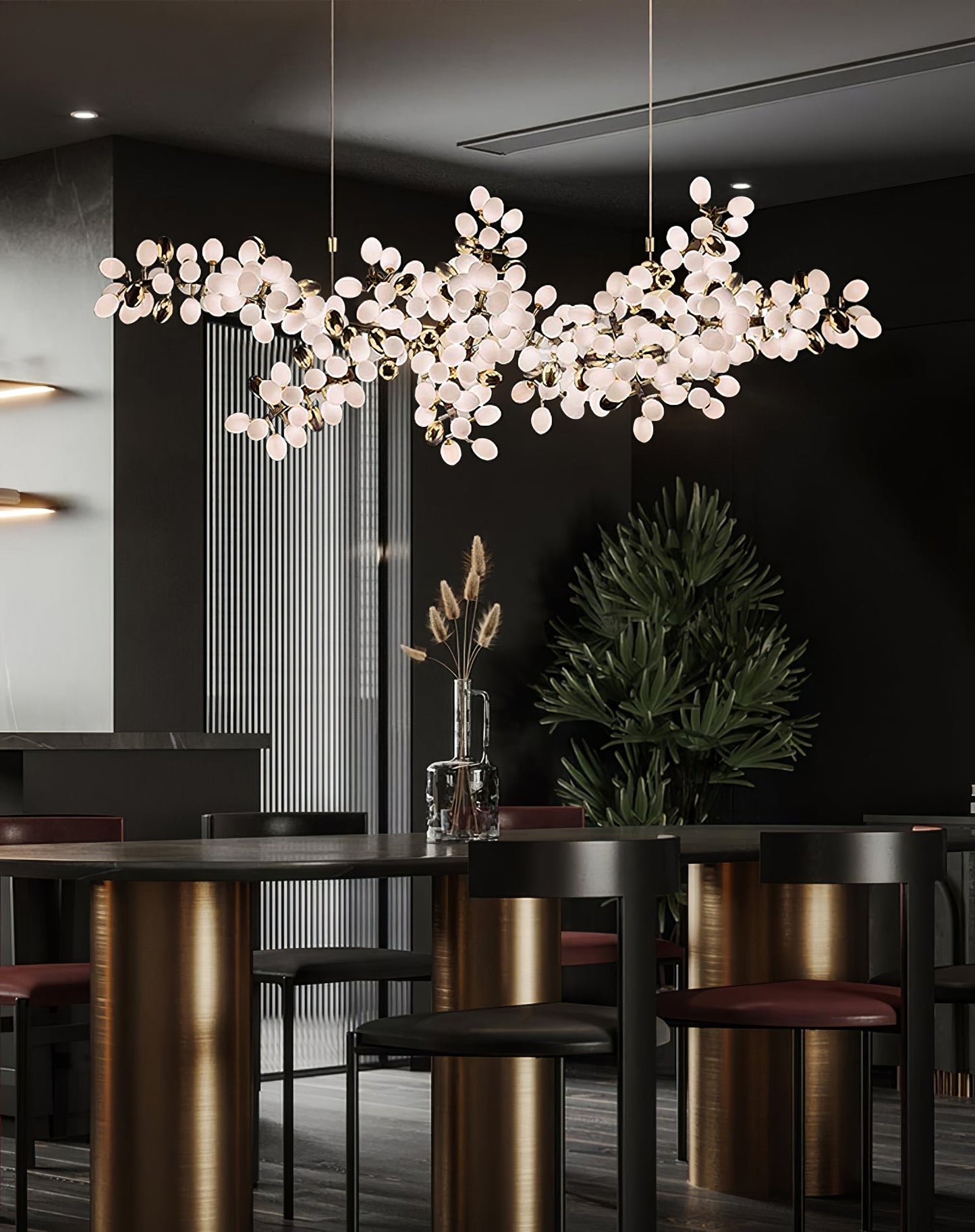 Grape Vine Bunch Chandelier