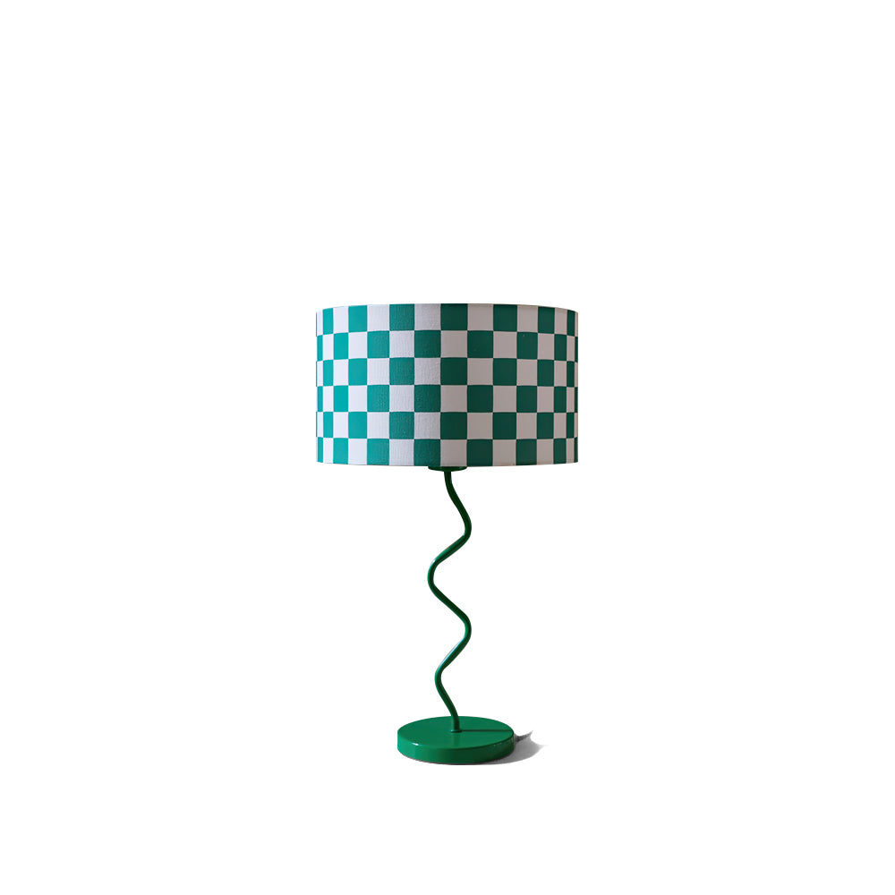 Green Chessboard Table Light