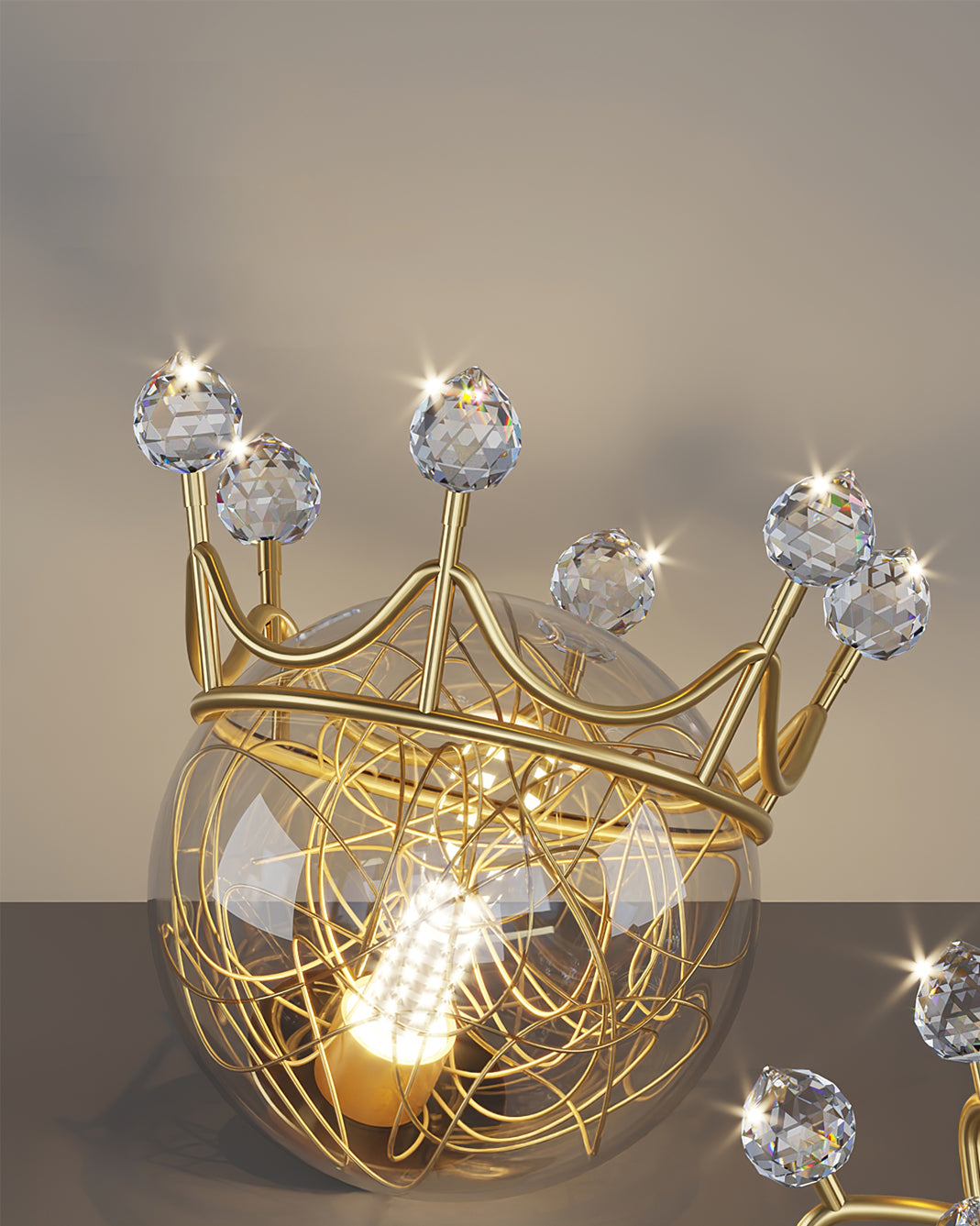 Gypsophila Crown Wall Lamp