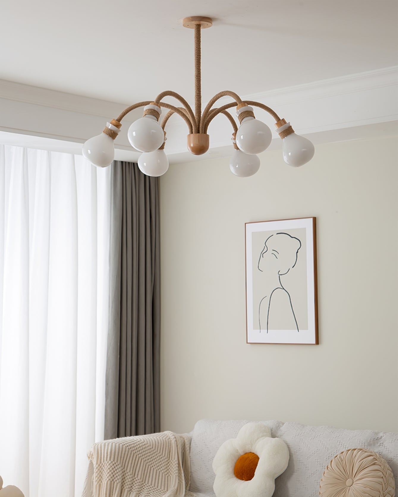 Hemp Rope Chandelier