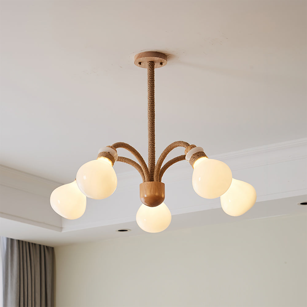 Hemp Rope Chandelier