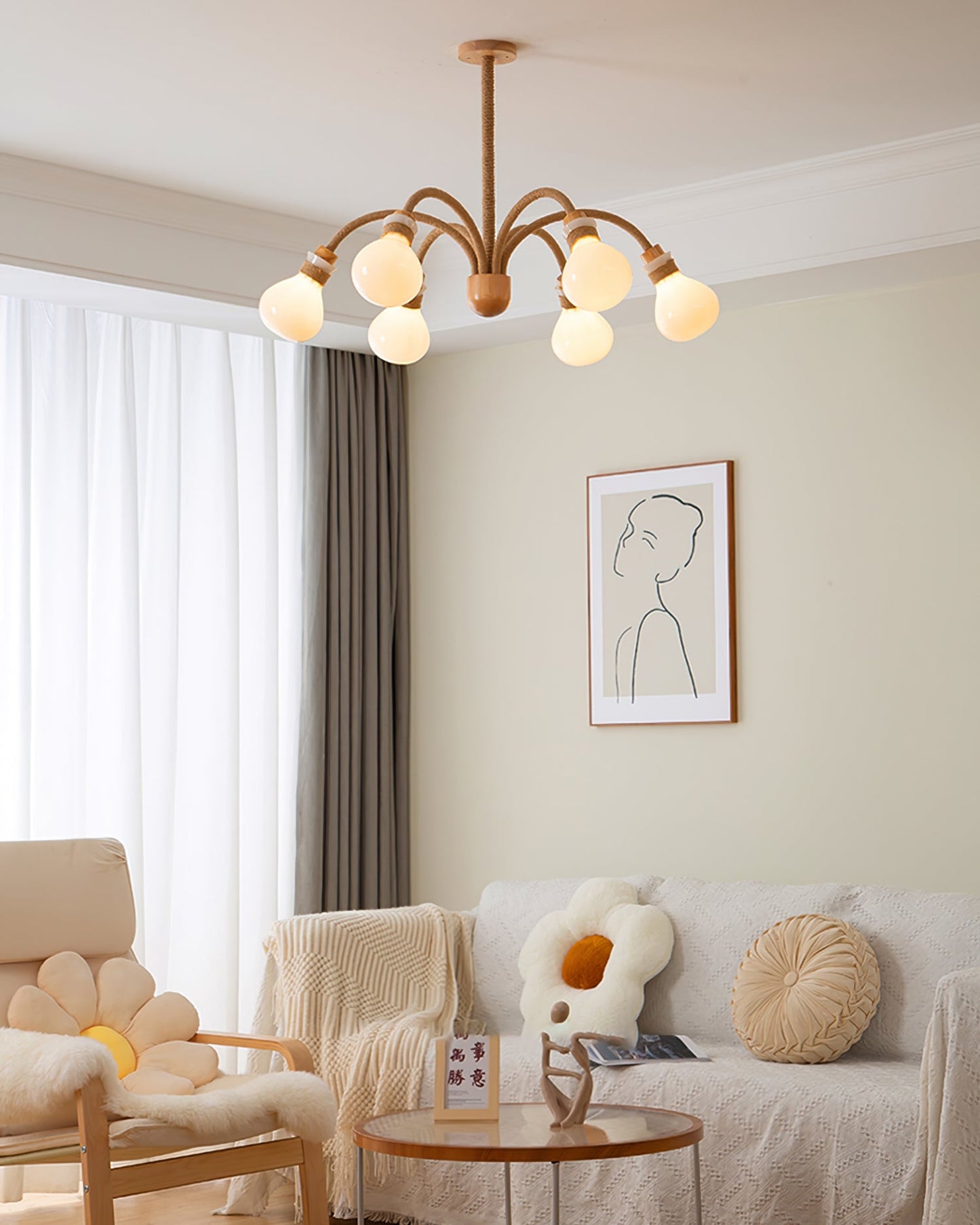 Hemp Rope Chandelier