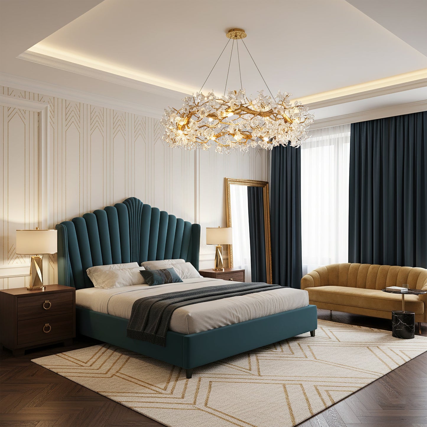 Hibiscus Flower Chandelier