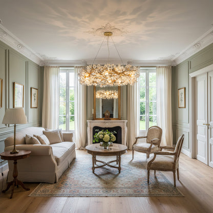 Hibiscus Flower Chandelier