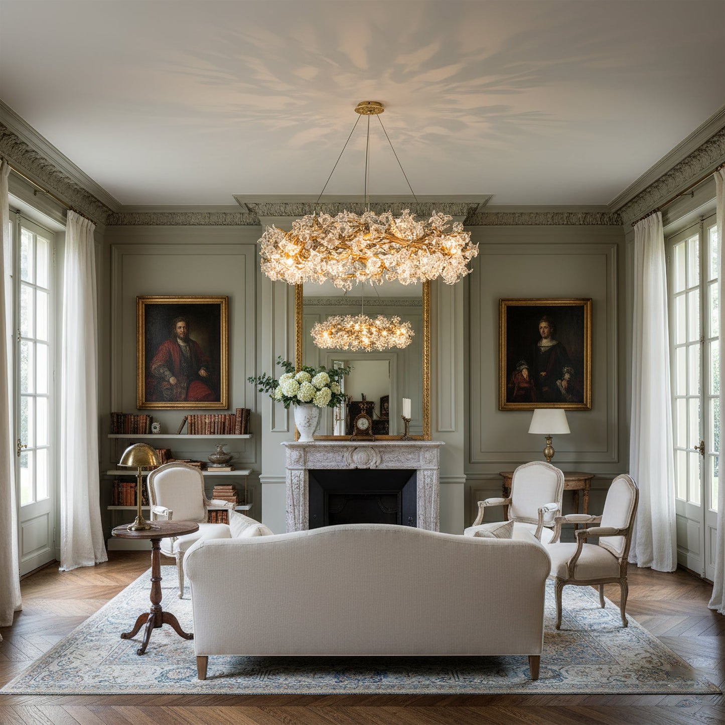 Hibiscus Flower Chandelier