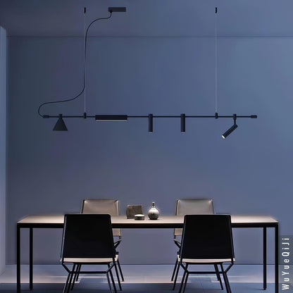 Horizontal Linear LED Pendant Lamp
