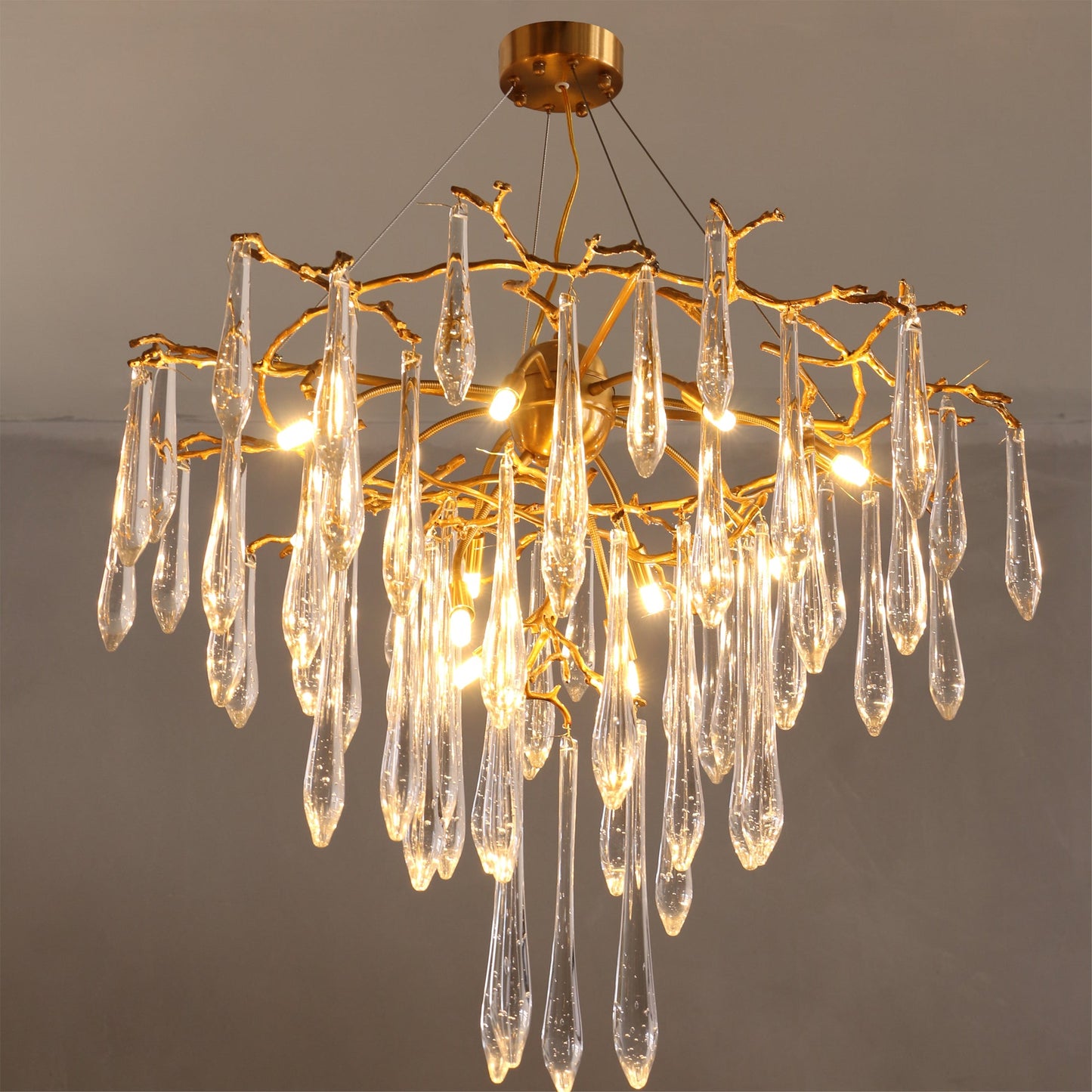 Icicle Crystal Chandelier