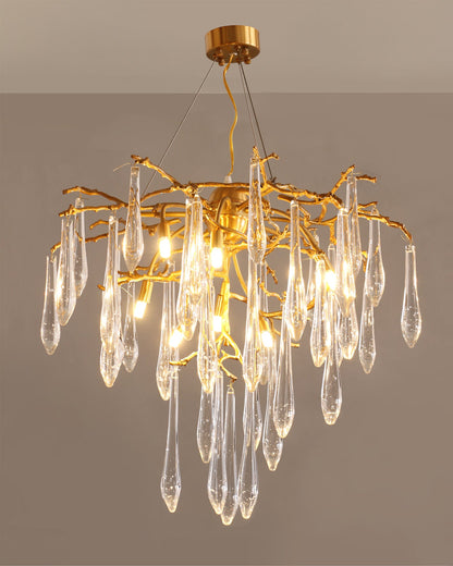 Icicle Crystal Chandelier