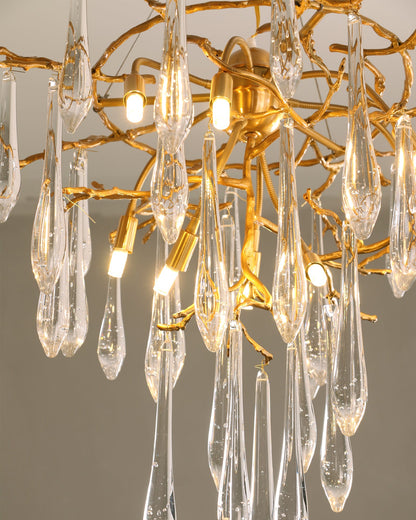 Icicle Crystal Chandelier