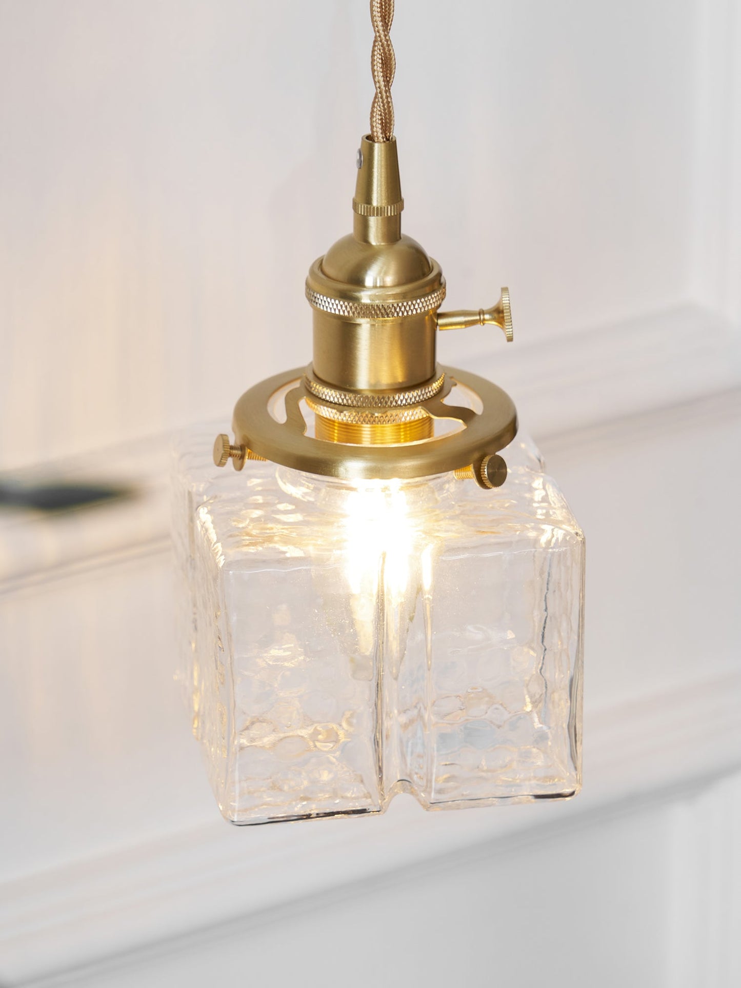 Jewel Glass Brass Wall Lamp