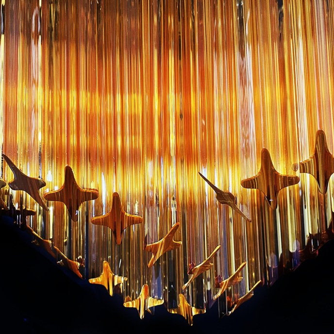 Kite Amber Chandelier
