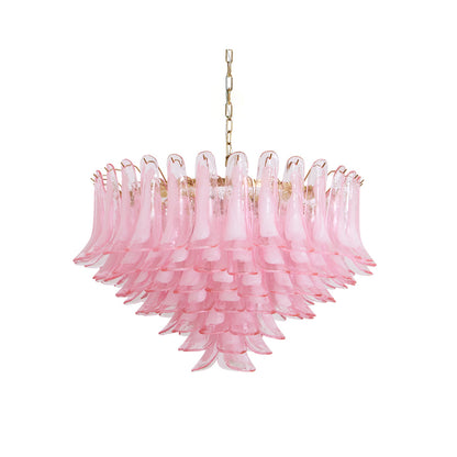 Pink Saddle Chandelier