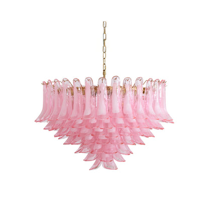 Pink Saddle Chandelier