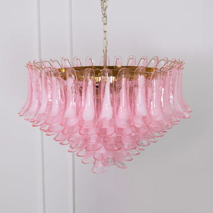 Pink Saddle Chandelier