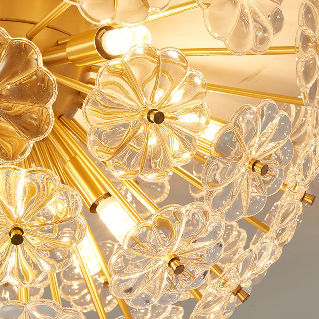 Lamina Crystal Ceiling Light