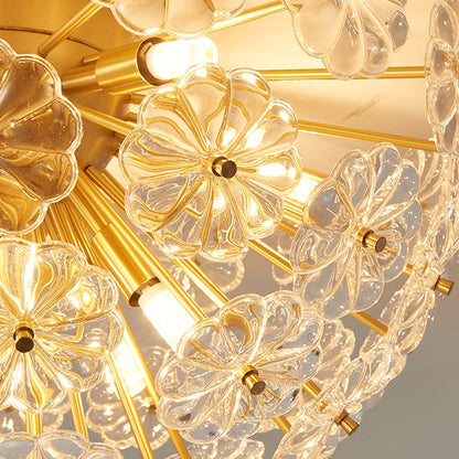 Lamina Crystal Ceiling Light