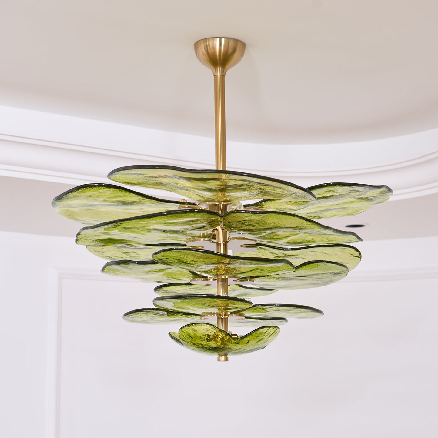 Lotus Leaf Murano Chandelier