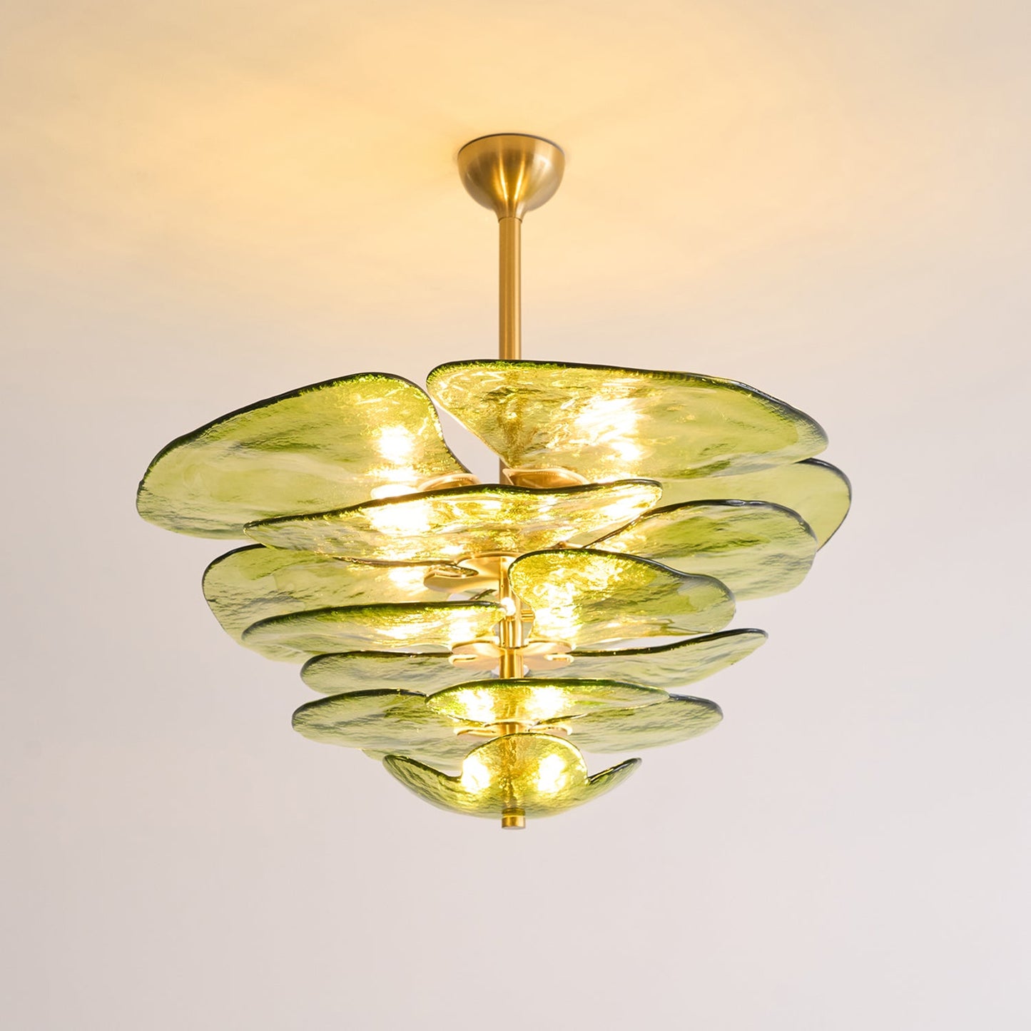 Lotus Leaf Murano Chandelier
