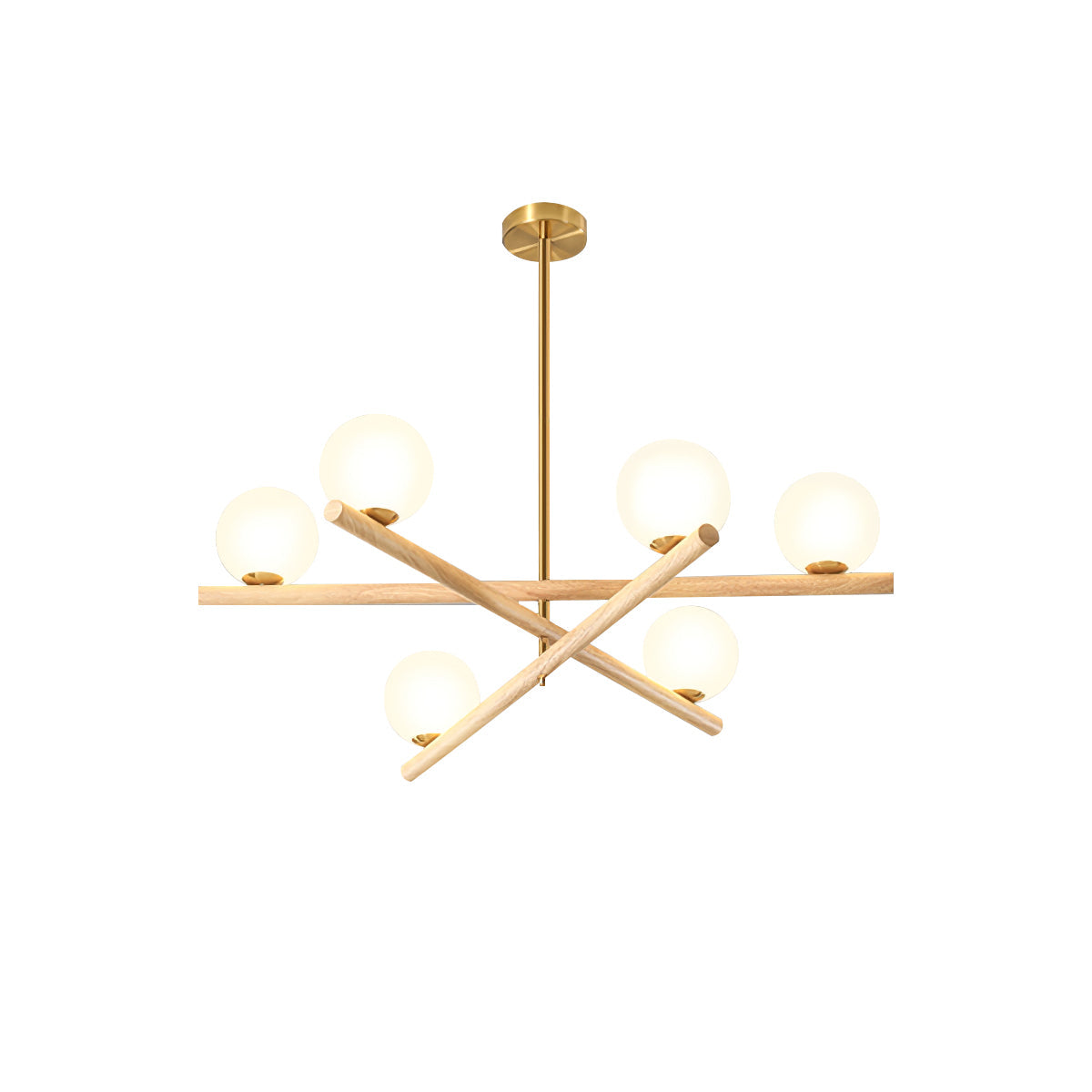 Line Ball Chandelier