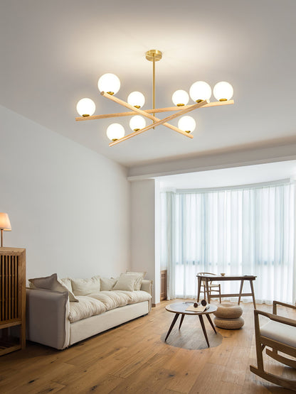 Line Ball Chandelier