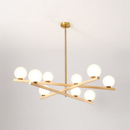 Line Ball Chandelier