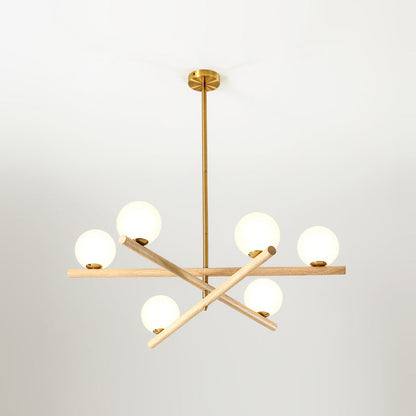 Line Ball Chandelier