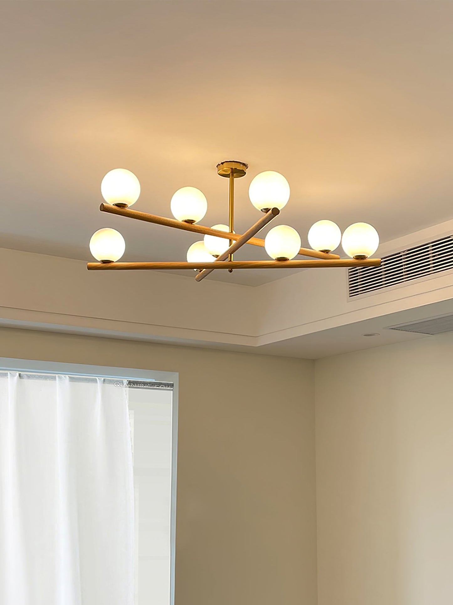 Line Ball Chandelier