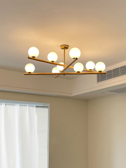 Line Ball Chandelier