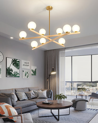 Line Ball Chandelier