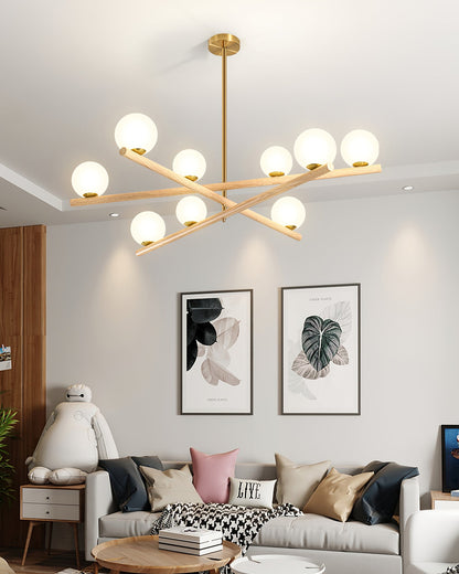 Line Ball Chandelier